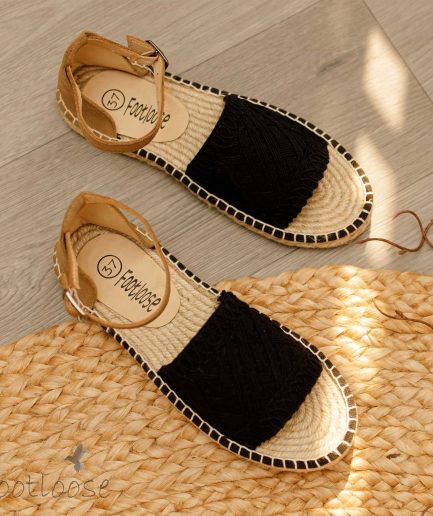 Sustainable espadrille sandals made with natural jute