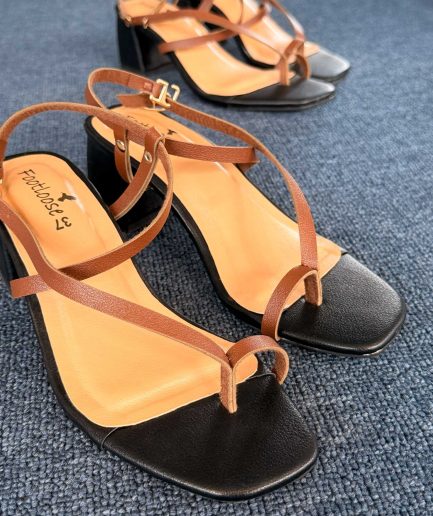 Top view of ELI handcrafted leather footwear highlighting clean stitching and premium finish